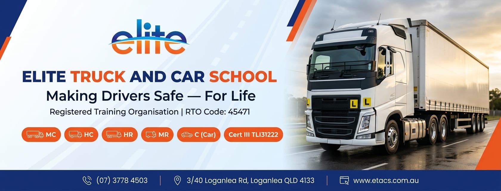Heavy Vehicle Driver Verification (VOC) in Logan