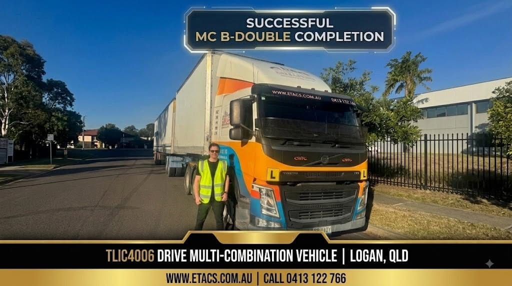 Unlock Australia’s Highest Heavy Vehicle Licence: MC B-Double Training in Logan, QLD
